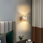 Retro Wabi-Sabi Style Marble Wall Light