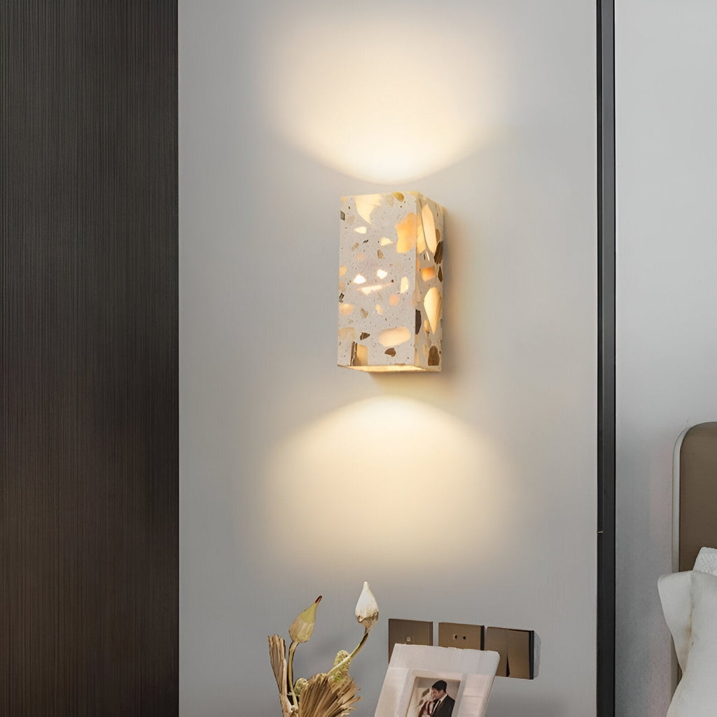 Retro Wabi-Sabi Style Marble Wall Light