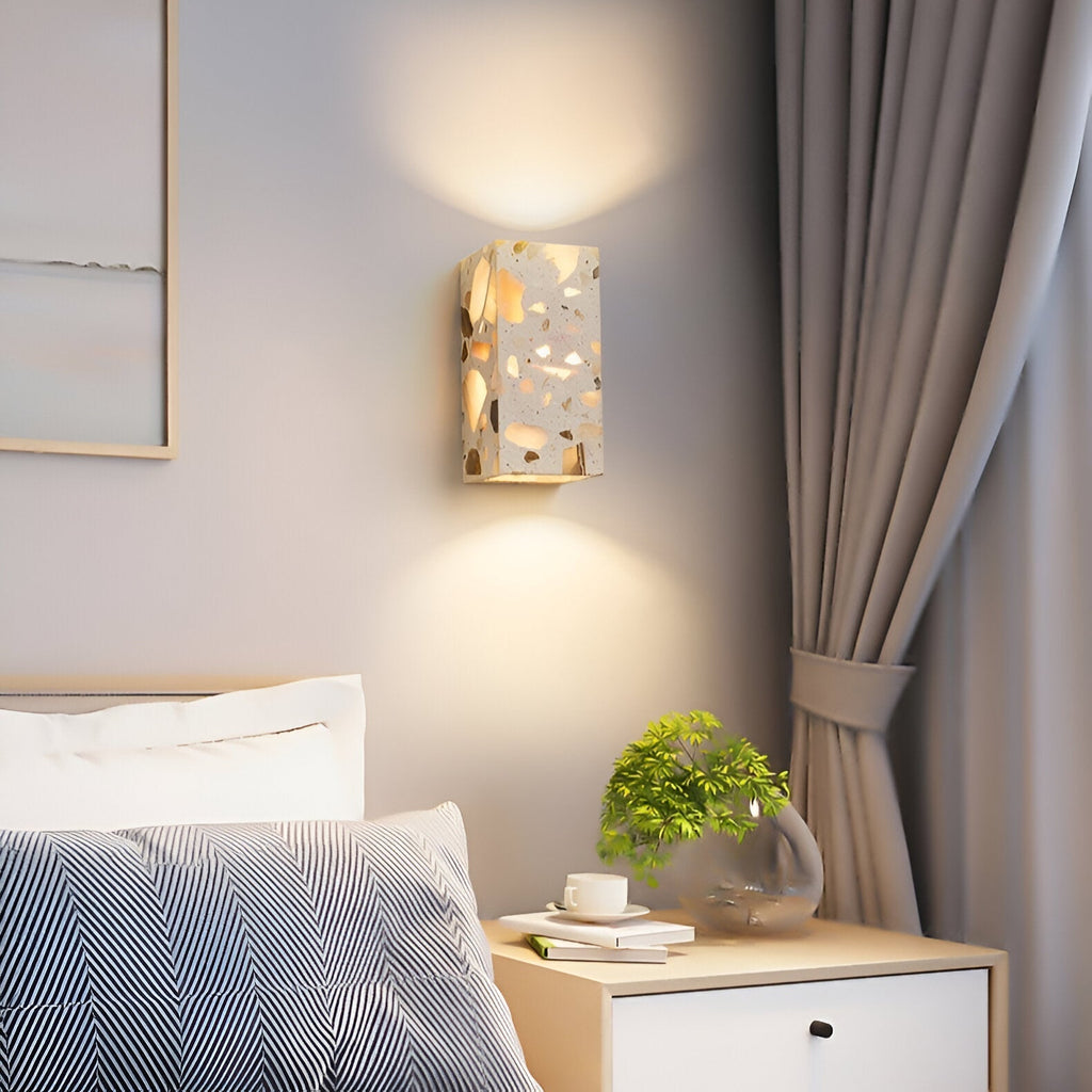 Retro Wabi-Sabi Style Marble Wall Light