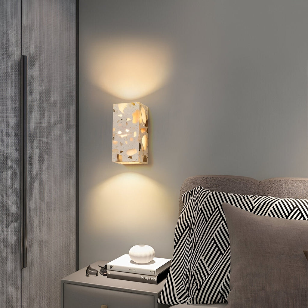 Retro Wabi-Sabi Style Marble Wall Light