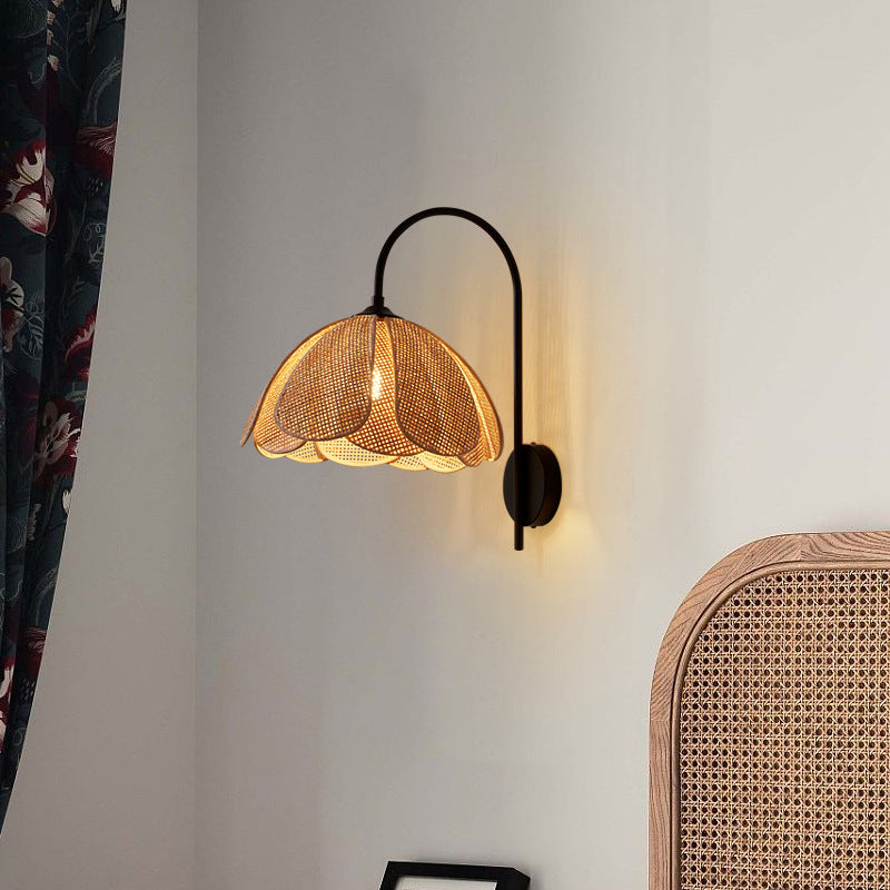 The Glow of Rattan Wall Light