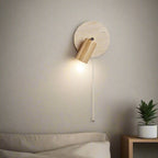 Travertine Modern Rotatable Bedside Wall Light