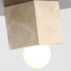Nordic Grove Travertine Minimalist Pendant Lamp