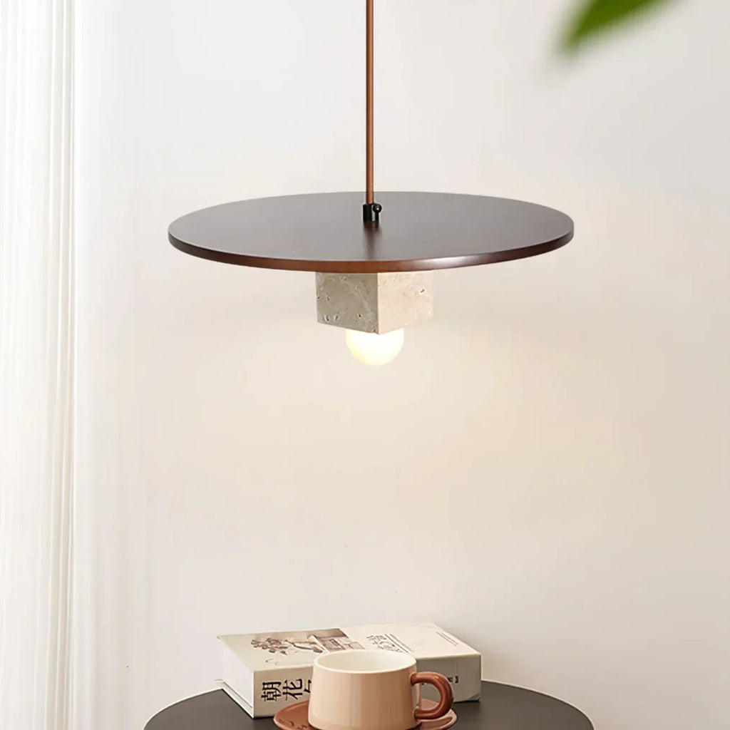 Nordic Grove Travertine Minimalist Pendant Lamp