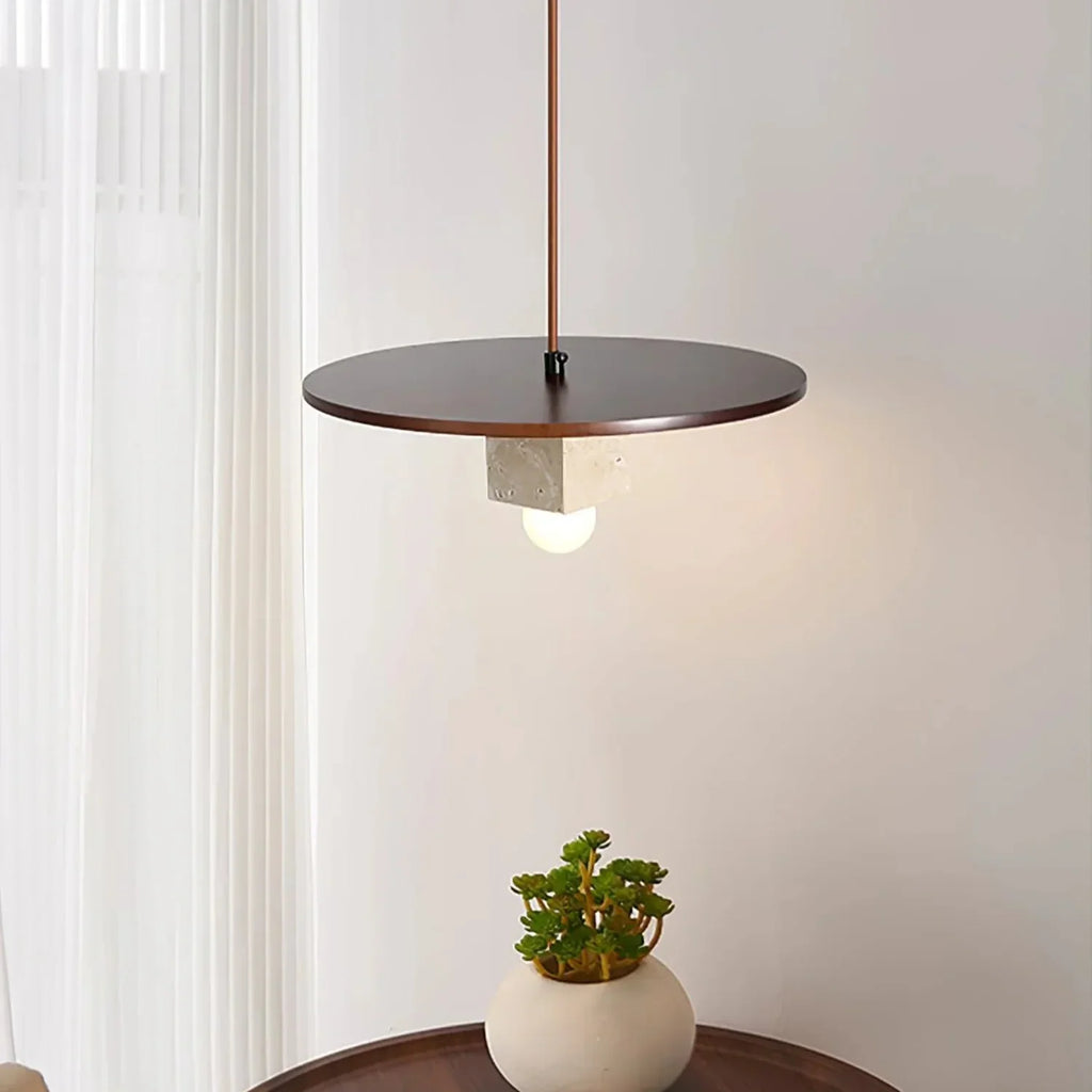 Nordic Grove Travertine Minimalist Pendant Lamp