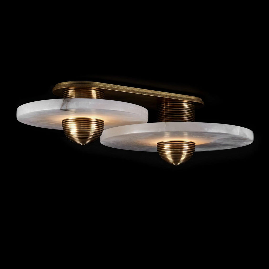 Alabaster Radiance Minimalist Elegance Wall Lamp