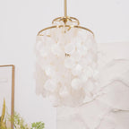 Maris Italian Vintage Natural Seashell Pendant Light