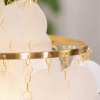 Maris Italian Vintage Natural Seashell Pendant Light