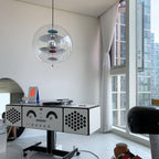 Luminous Sphere Modern Metal Acrylic Pendant Light
