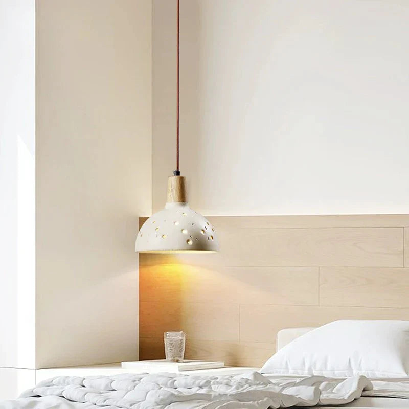 Round Cement Pendant Light