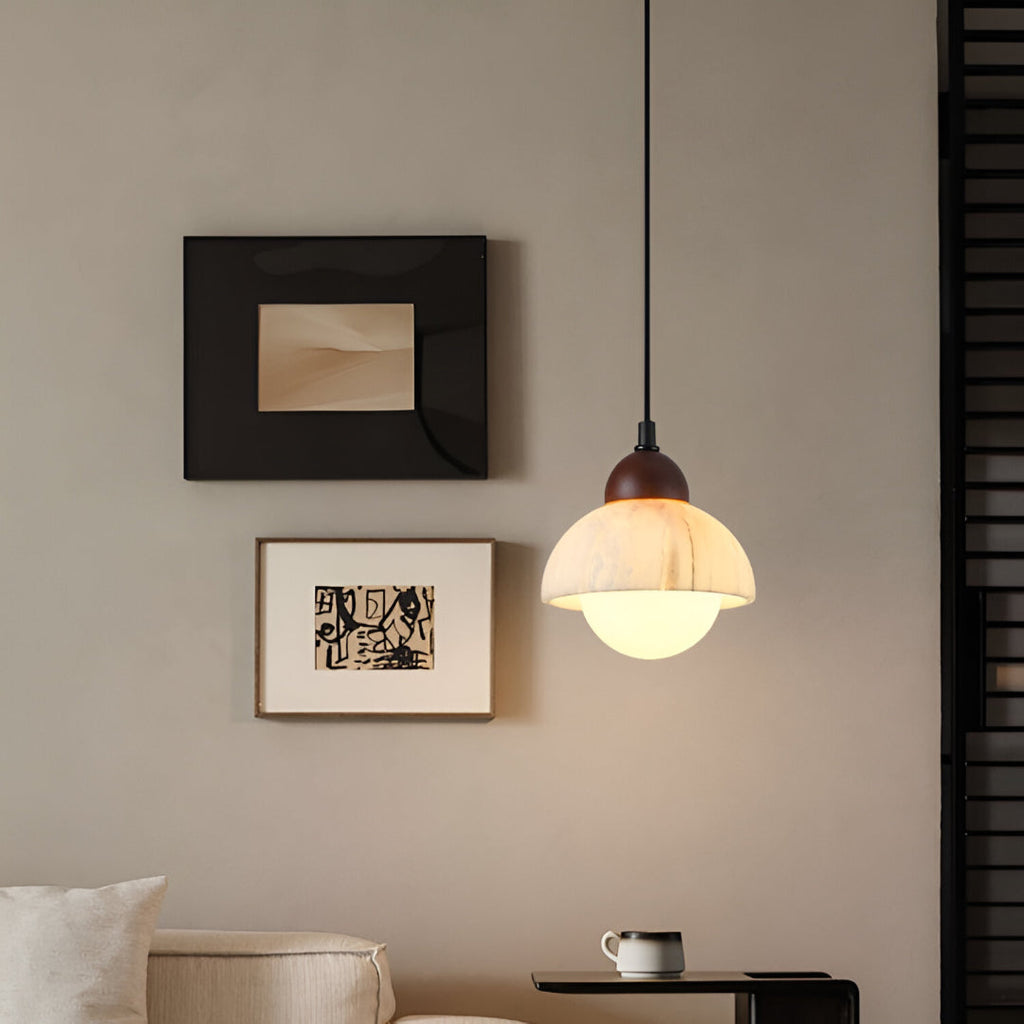Nordic Modern Alabaster Marble Pendant Light