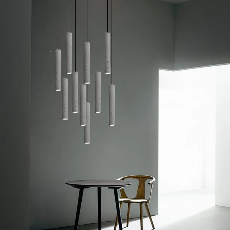Nordic Travertine Industrial Marble Pendant Light