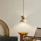 Elegant Travertine Stone Duo Light