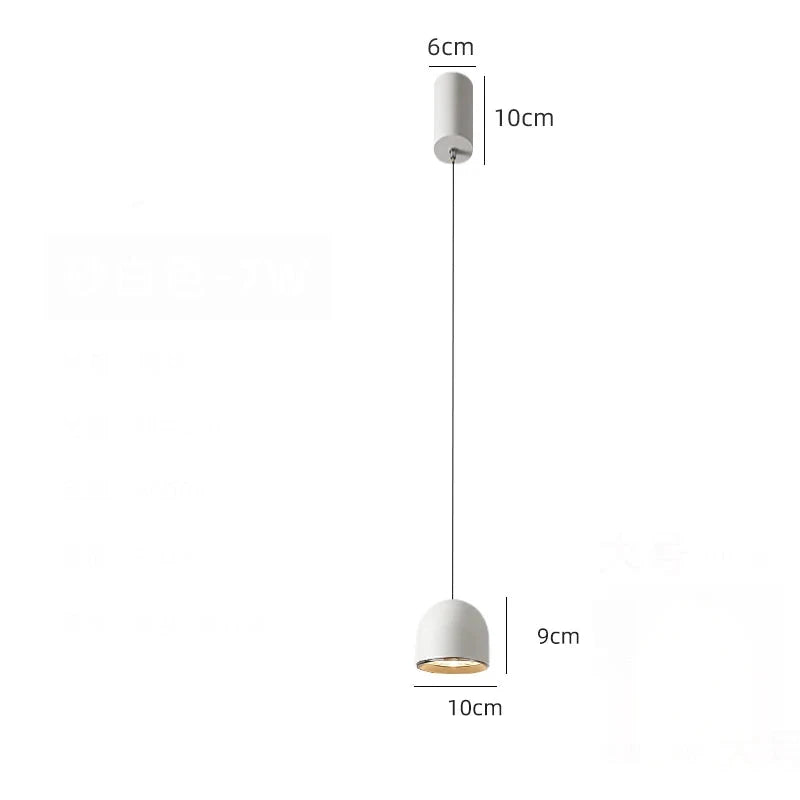 Nordic LED Chicago Industrial Pendant Light
