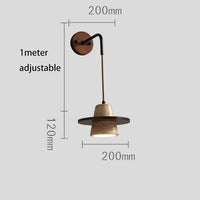 Wall lamp Walnut