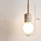 LED Chandelier Modern Stone Bedside Pendant Light