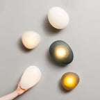 Stained Cobblestone Shape Glass Wall Light