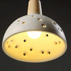 Round Cement Pendant Light