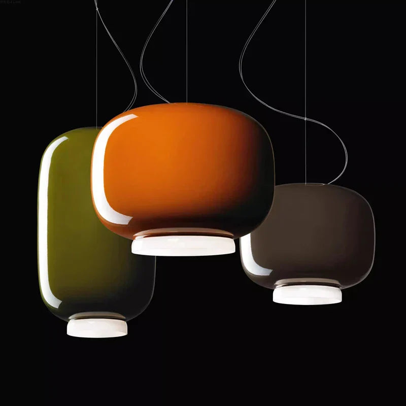 Chouchin Suspension Modern LED Glass Pendant Lamp