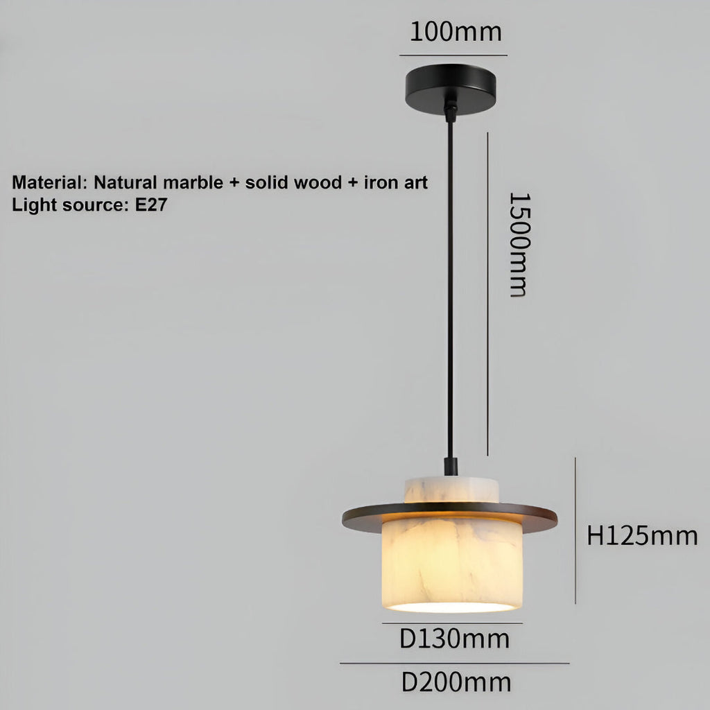 Nordic Modern Alabaster Marble Pendant Light