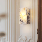 Luxury Marble Moonshade Natural Stone Wall Light