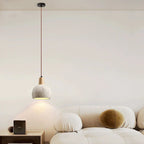 Round Cement Pendant Light