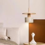 Travertine Vintage Retro Style Pendant Light