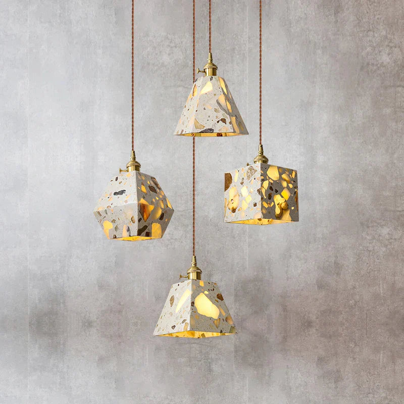 Terrazzo Marble LED Pendant Light