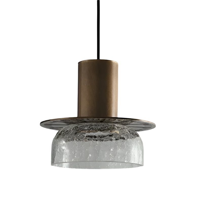 Retro Cracked Glass Pendant Light