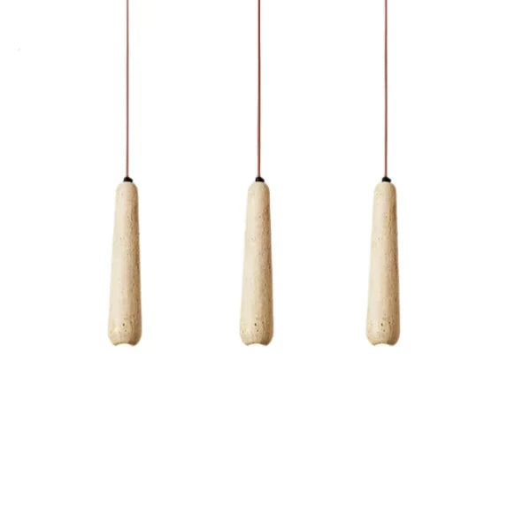 Travertine Tube Pendant Light