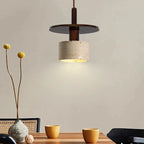 Travertine Vintage Retro Style Pendant Light