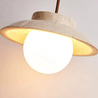 Travertine LED Stone Pendant Light