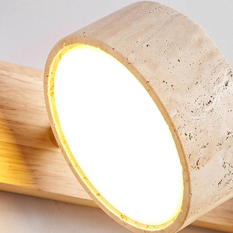 Travertine LED Mirror Wall Light