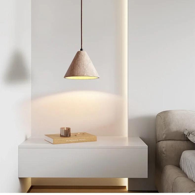 Travertine Modern LED Chandelier Pendant Light