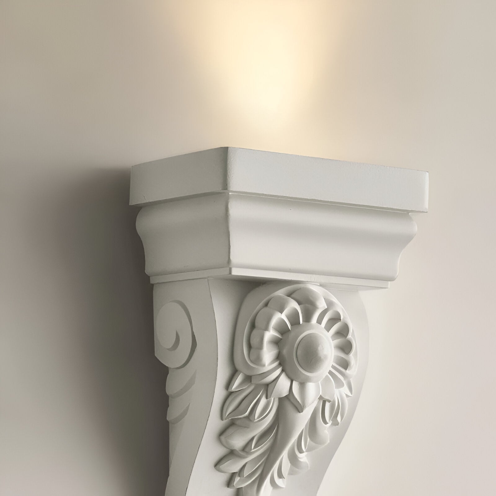 Leonardo Sculptural Plaster Retro Minimalist Wall Lamp