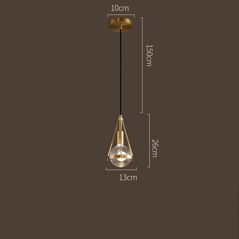 Rowan Nordic Gold Pendant Light