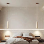 Travertine Tube Pendant Light