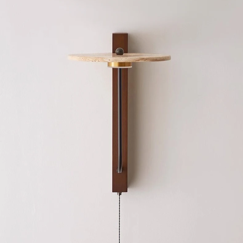 Travertine Oriental Style Wall Light