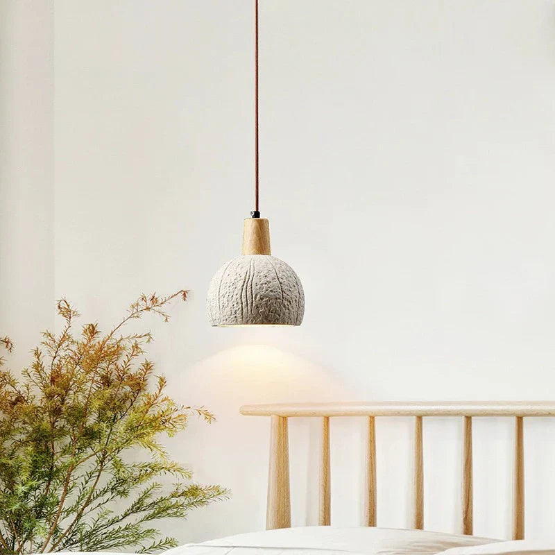 Round Cement Pendant Light
