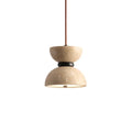 Elegant Travertine Stone Duo Light