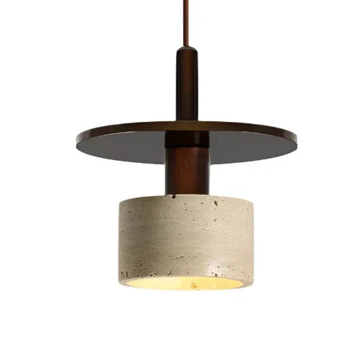 Travertine Vintage Retro Style Pendant Light
