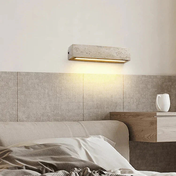 Travertine Outdoor Waterproof LED Wall Light
