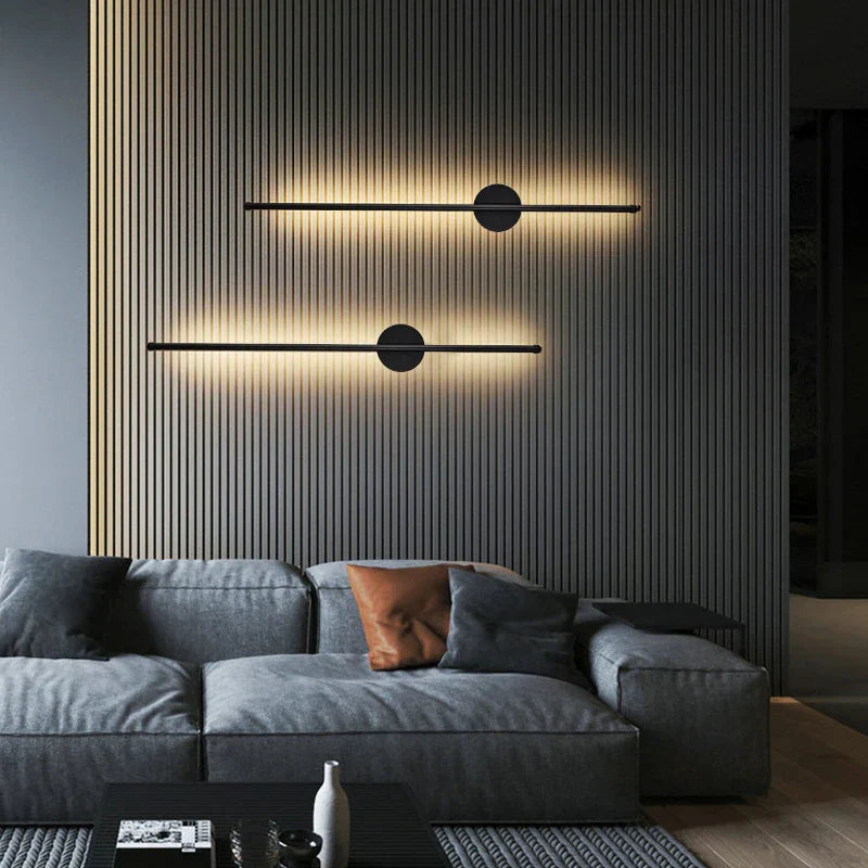 Modern Black Aluminum Wall Light