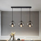 Nordic Minimalist Glass Stone LED Pendant Light