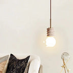 LED Chandelier Modern Stone Bedside Pendant Light