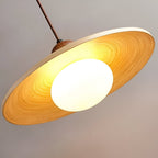 Elara Japandi Wood Elegance Pendant Light