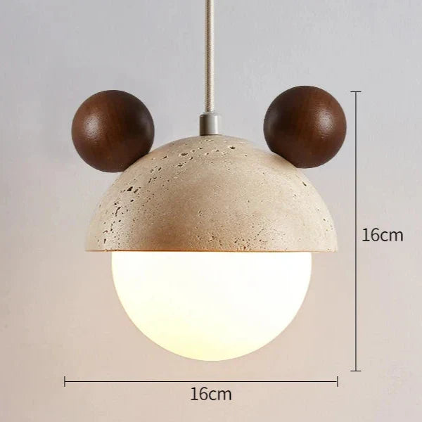 Travertine Micky Pendant Light