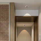 Tranquil Core Travertine Minimalist LED Spotlight