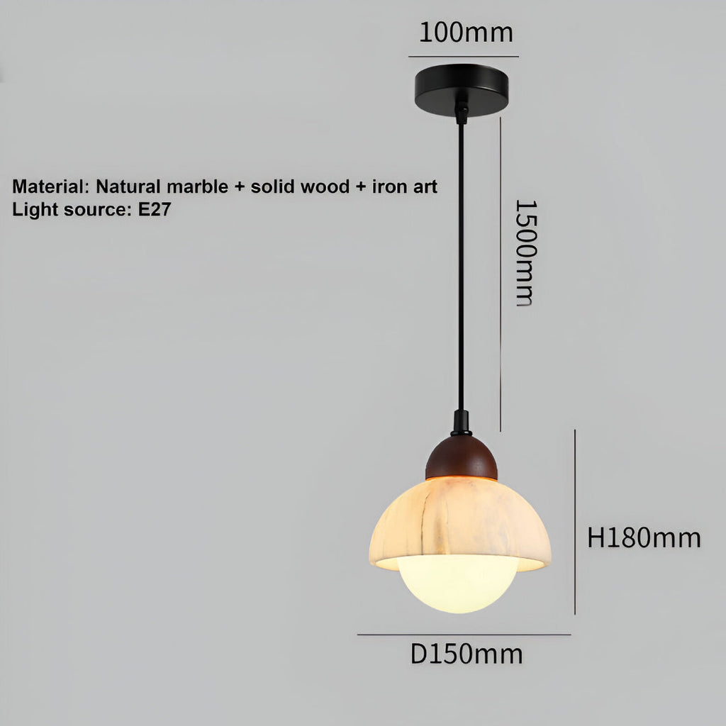 Nordic Modern Alabaster Marble Pendant Light