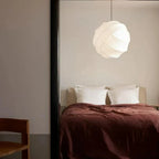 Wabi Sabi Silk Ball Japandi Pendant Light
